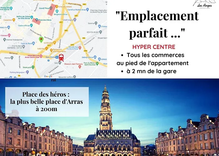 Appartement Le 9 De Cœur - 2 - 6 Couchages Arras